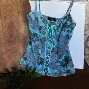3 for $15 Aqua and purple camisole